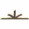 Ekena Millwork Richland Rough Sawn Timber Gable Bracket, Douglas Fir, 96"W x 40"H x 4"D x 6"F, 10/12 Pitch GBW096X40X0406RIC00RDF - alternate 2